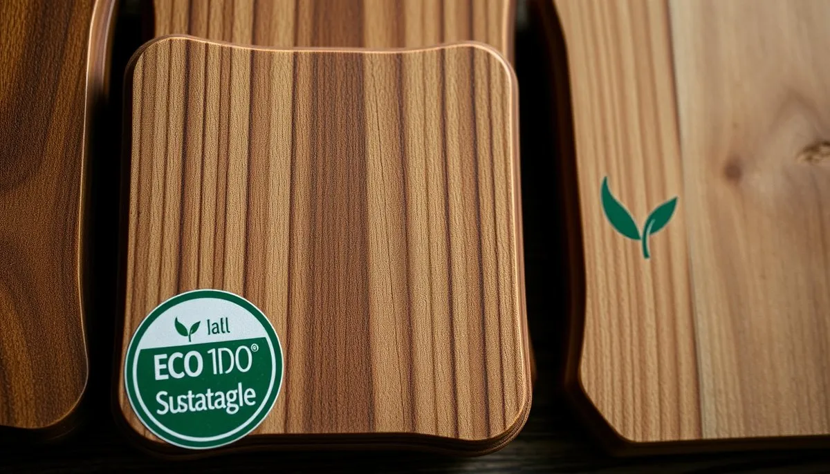 Placas decorativas de madera con certificaciones FSC y PEFC sostenibles