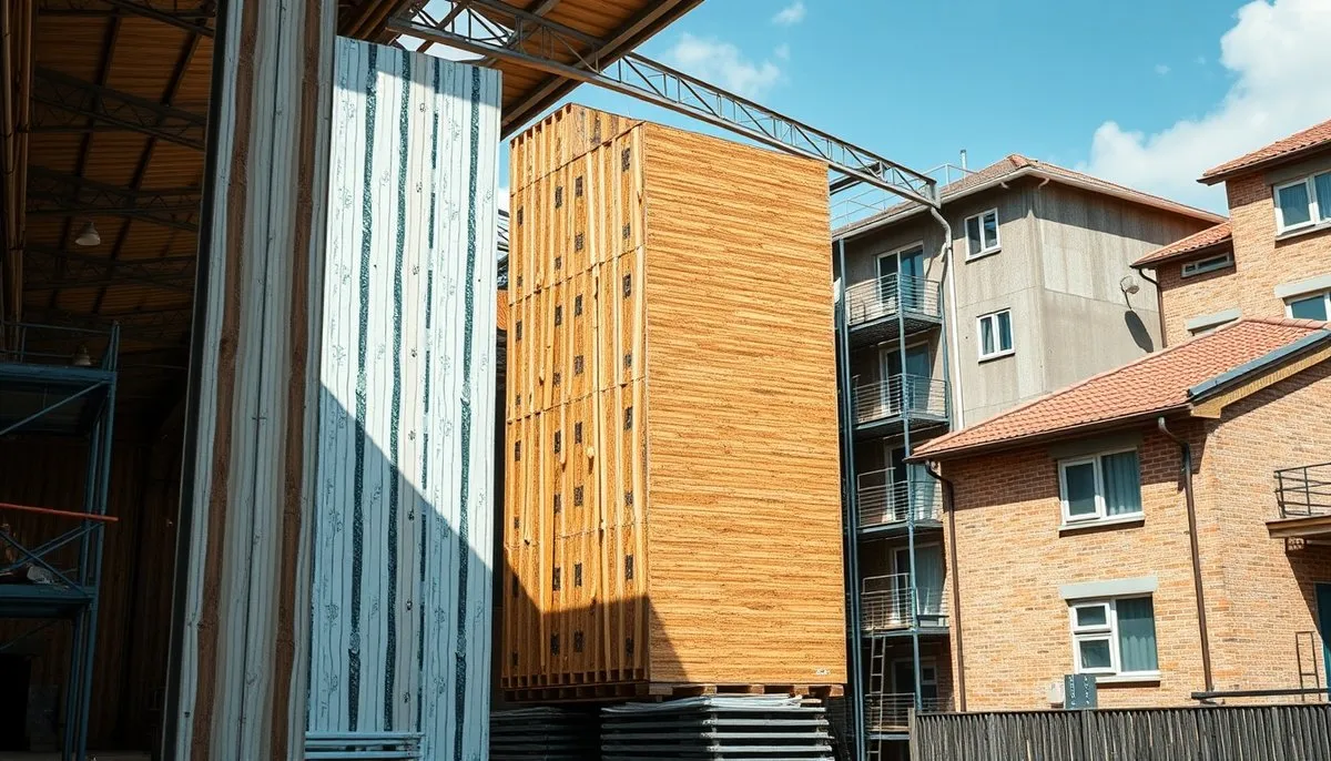 Aplicaciones construcción paneles sándwich poliuretano naves industriales edificios