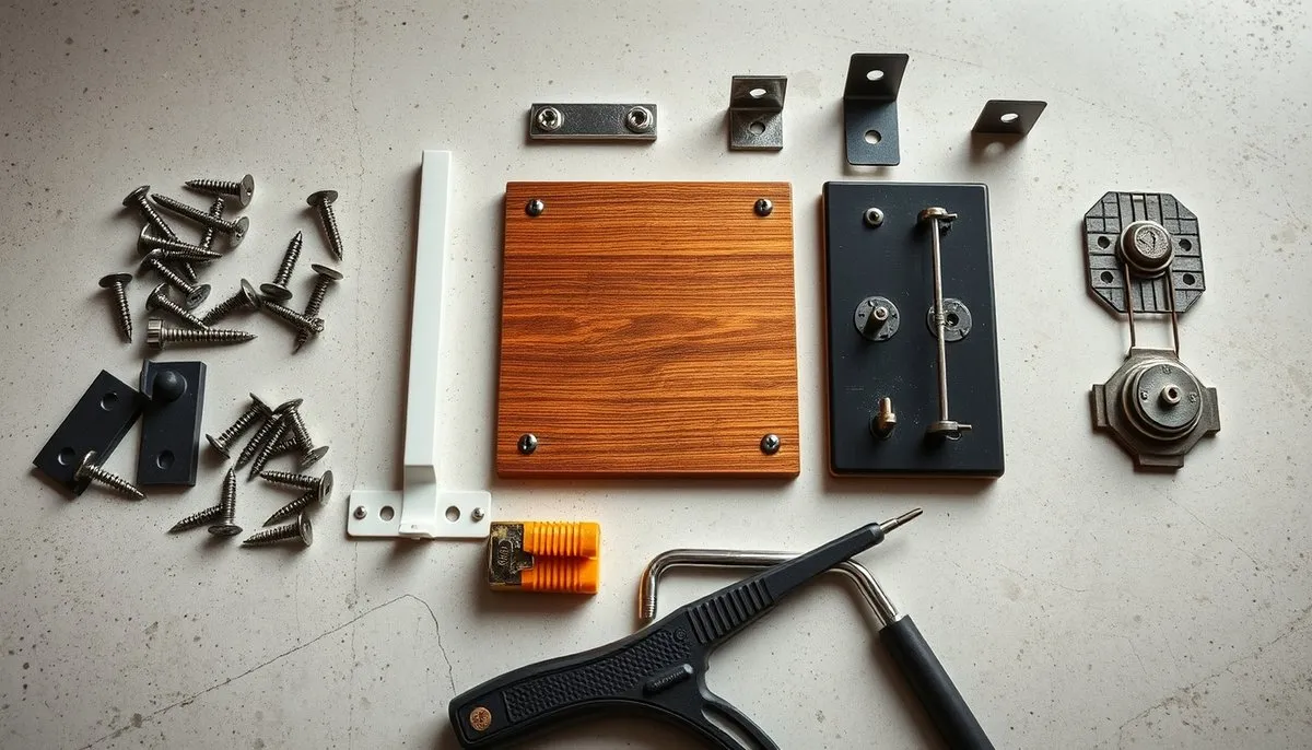 Sistemas de montaje para placas decorativas: tornillos, soportes y adhesivos